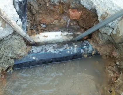 桦南测漏水之水管漏水